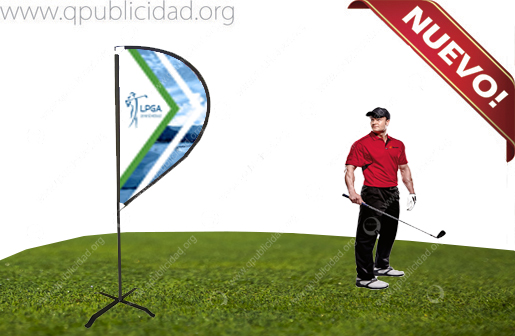 bandera para golf, bandera en tela sublimada, bandera exterior, bandera con logo